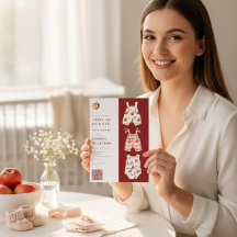 Apple of Our Eye moderna acuarela código QR