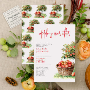 Invitación Appléyase siempre después de una lluvia caligráfic