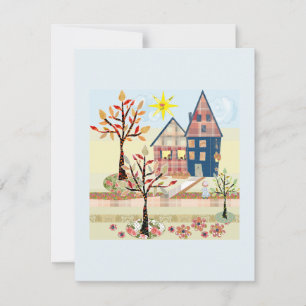 Invitación Applias, casas, aldea