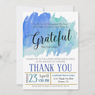 Invitación Apreciación Invitación, Agradecimiento Para Usted