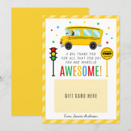 Invitación Apreciación por regalo de controlador de bus Graci
