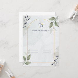 Invitación Apreciar los momentos, celebrar el amor.