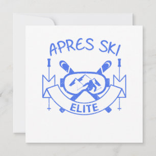 Invitación Apres Ski Skip Snow Winter Sports Gift