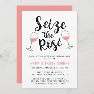Invitación Aprovecha el Fiesta de Degustación de Vino de Rosé