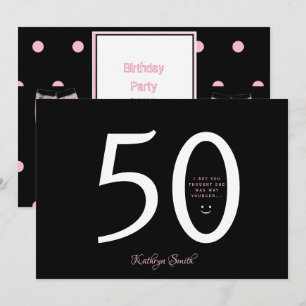 Invitación Apuesto a que pensaste que era cumpleaños menor