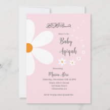 aqiqa floral rosa