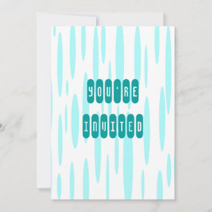 Invitación Aqua Dread