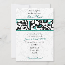 Invitación aqua Elegant Corporate party Invitation