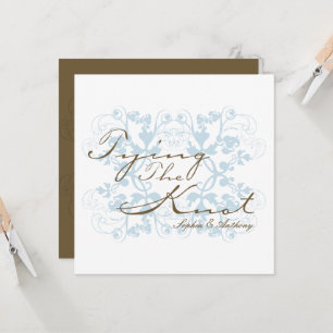 Invitación Aqua Floral Flourish Amarle Al Boda De La Moda De 