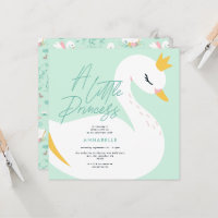Aqua girly elegante foto hermosos niños cisne