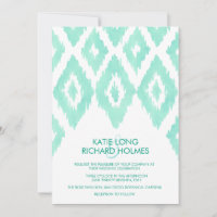 Aquamarine Green Ikat Boda