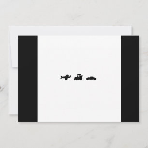 Invitación Aquí, allá y por todas partes, la ducha nupcial