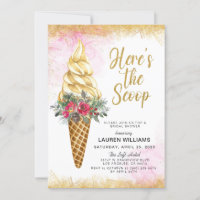Aquí está la ducha de novia del Scoop Ice Cream