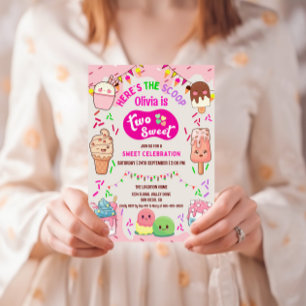 Invitación Aquí está la fiesta de cumpleaños número 2 de Scoo