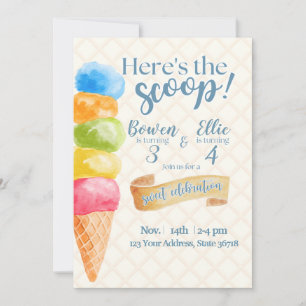 Invitación Aquí está la primicia