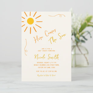 Invitación Aquí viene el Baby Shower del chico caprichoso del