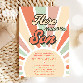 Invitación Aquí Viene El Fiesta De Baby Shower Son Sunshine