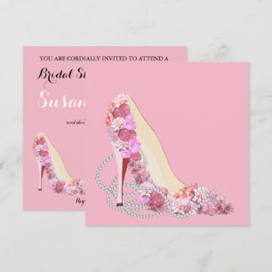 Invitación Aquí Viene El Fiesta De Los Diamantes De La Novia