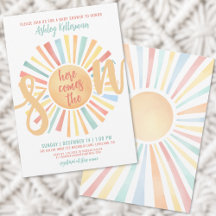 Aquí Viene El Hijo Fiesta para Bebé Boho