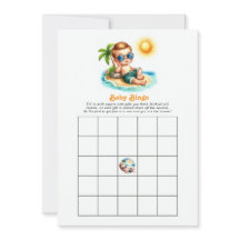 Aquí Viene el Hijo Juego de Bingo para la Fiesta d
