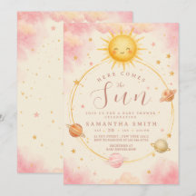 Aquí viene el sol - Baby Shower de niña