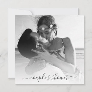 Invitación *~* AR18 Creative Artsy Photo COUPLE's SHOWER