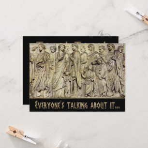 Invitación Ara Pacis Frieze