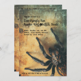 Invitación 🕷️ Araña Terriblemente Divertida HALLOWEEN Bash