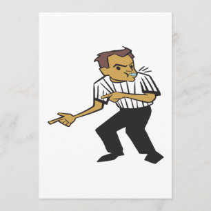 Invitación Árbitro de básquetbol