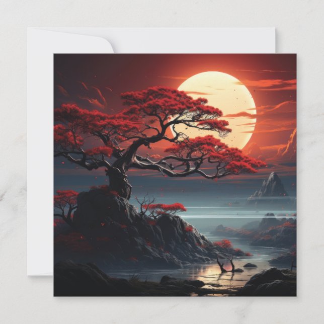 Invitación Árbol Bonsai (Anverso)