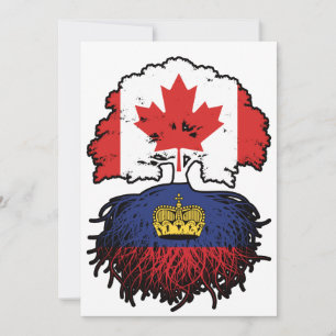 Invitación Árbol canadiense de Liechtenstein Liechtenstein Li