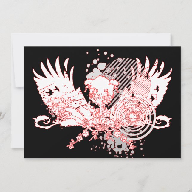 Invitación árbol de alta fidelidad (Anverso)