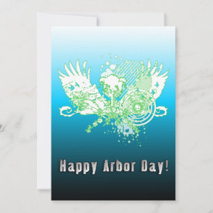 Invitación Árbol de alta fidelidad feliz Día de Arbor