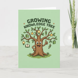 Invitación Árbol de Conocimiento Creciente Maestro Estudiante