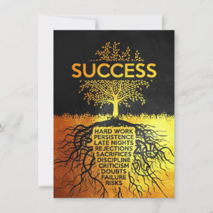 Invitación Árbol de Éxito Fracaso