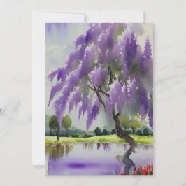 Invitación Árbol de glicinia