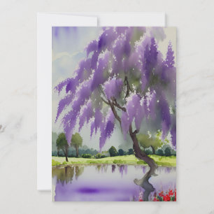 Invitación Árbol de glicinia