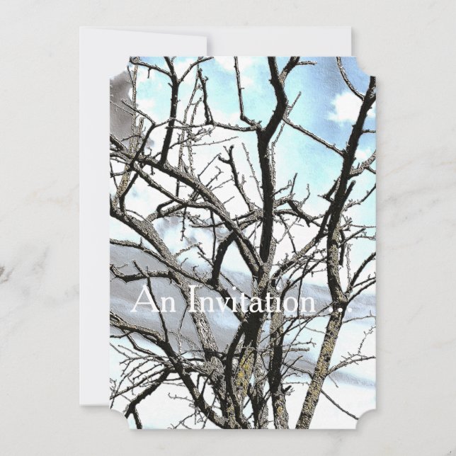 INVITACIÓN ÁRBOL DE INVIERNO (Anverso)