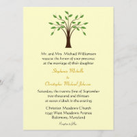 Árbol de la boda moderna única simbólica simple de
