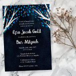 Invitación Árbol de la vida Estrellas Watercolor Bat Bar Mitz<br><div class="desc">¡Tarjeta perfecta para anunciar una mitzvah de murciélago, el bar mitzvah u otra celebración judía! ¡La mano hizo arte para ti! ¡TODO PERSONALIZABLE! Haga clic en "Personalizar" para editar el texto. Haga clic en "editar usando la herramienta de diseño" para ajustar las fuentes, colores y colocaciones y para borrar el...</div>