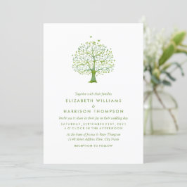 Invitación Árbol de la vida, matrimonio elegante