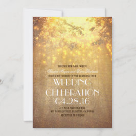 Invitación Árbol de luces de cadena ramifica Boda ruso