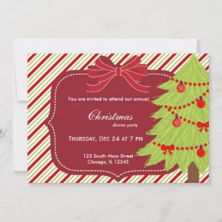Invitación árbol de Navidad