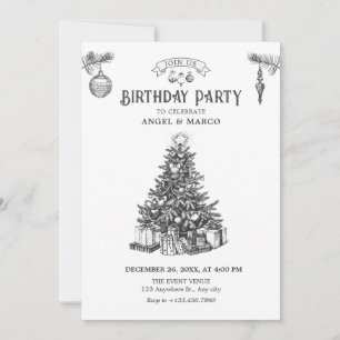 Invitación árbol de Navidad