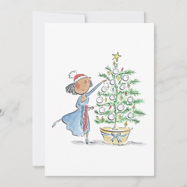 Invitación Árbol de Navidad (Anverso)