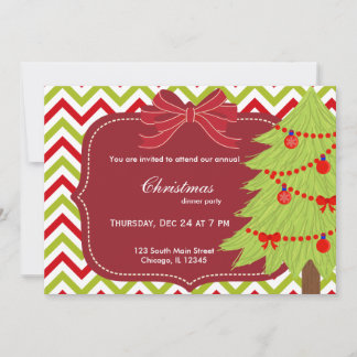 Invitación árbol de Navidad