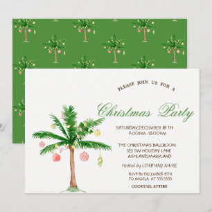 Invitación Árbol de Navidad de Palma Fiesta de Navidad