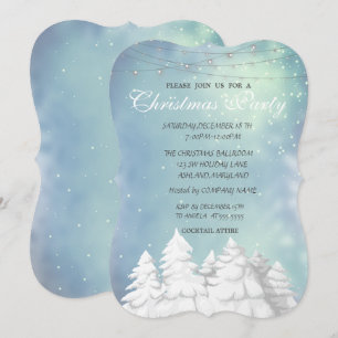 Invitación Árbol de Navidad, Fiesta de Navidad Corporativa
