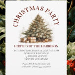 Invitación Árbol de Navidad Retro Clásico de Oro<br><div class="desc">El retro clásico Cute Watercolor Gold Christmas Invitation es clave durante esta temporada de ocupación! Visite nuestra tienda Zazzle para explorar la completa colección de deseos de Navidades Cute Watercolor. Con sólo unos pocos clics, usted puede tener estos deliciosos diseños entregados a su puerta. Si necesitas más personalización, por favor,...</div>