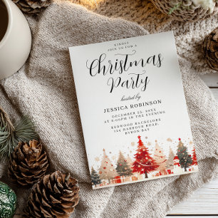 Invitación Árbol de Navidad y presenta todos los Fiestas de n